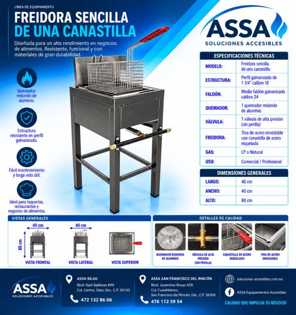 Freidora sencilla